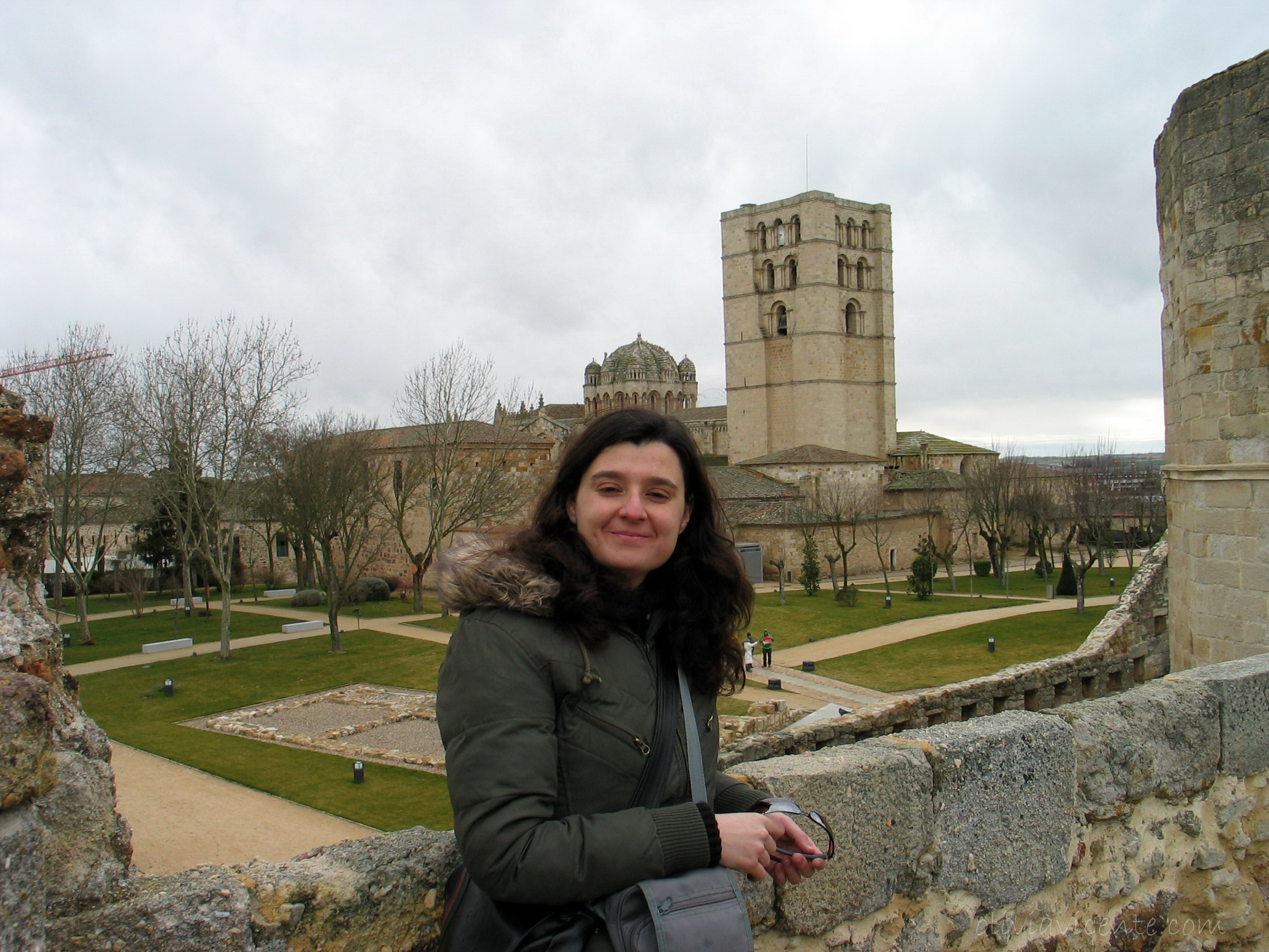 Retrato de Olivia Vicente en el Castillo (Zamora)