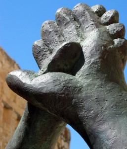 Detalle de escultura de Baltasar Lobo, expuesta en el Museo de Baltasar Lobo (El Castillo, Zamora).