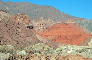 Cerros de colores en Salta